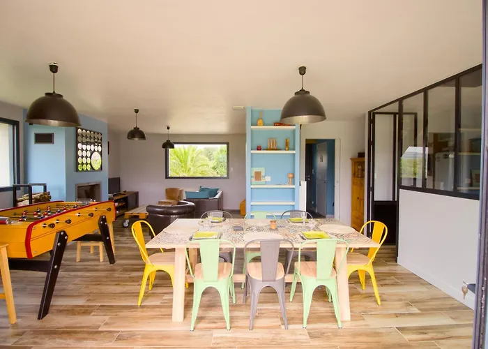 Prázdninový dům Evasion Entre Et Campagne Avec Babyfoot Et Terrain De Petanque, 3 Chambres, Cheminee - Intendance Luxury Host